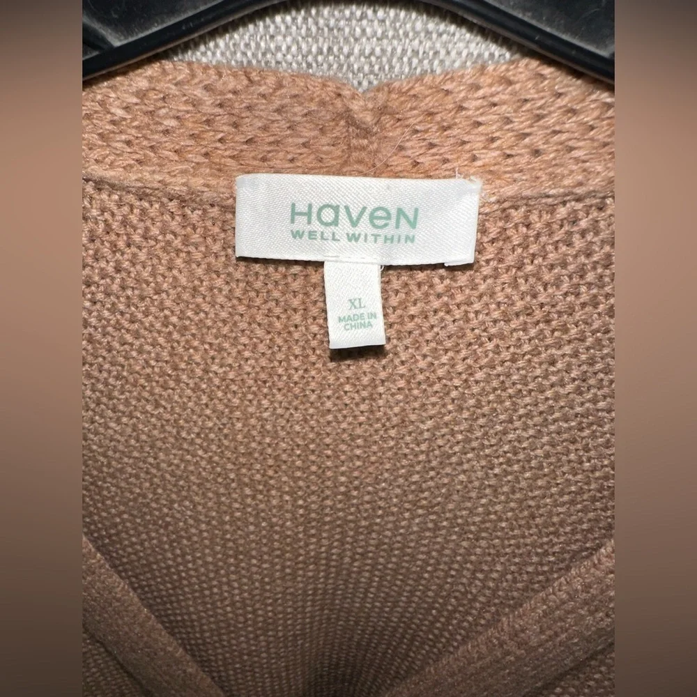 Have Tan Cable Knit Cardigan - Picture 3 of 6